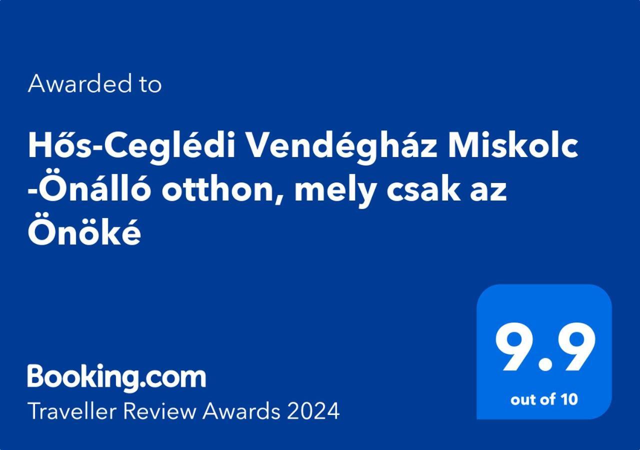 Hos-Cegledi Vendeghaz Miskolc -Oenallo Otthon, Mely Csak Az Oenoeke ภายนอก รูปภาพ